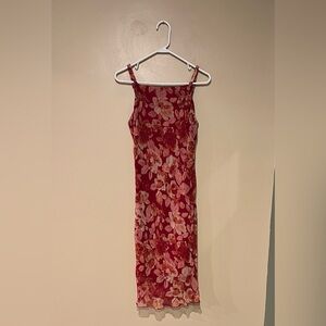 Vintage City Triangles Y2K 90s Women's Shift Dress Size 13/14 Romantic Feminine